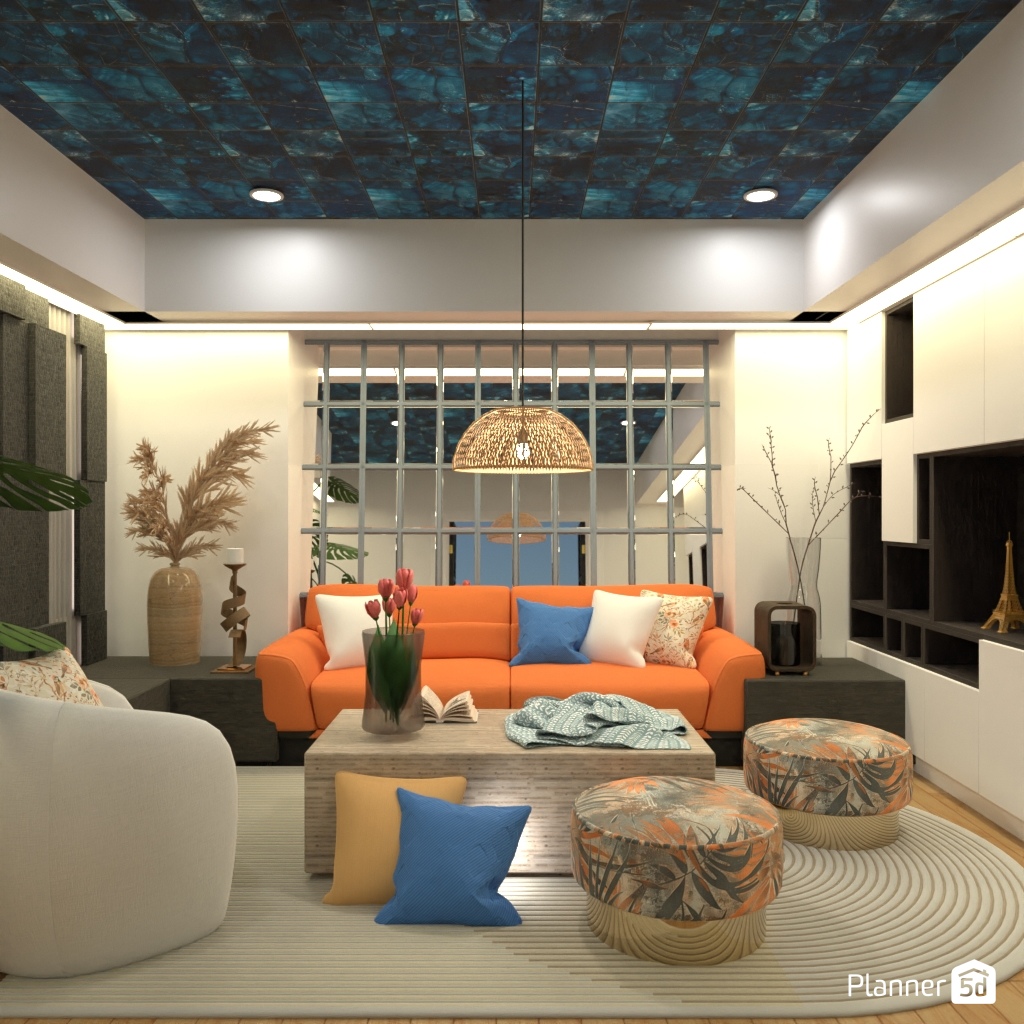 Orange sofa #24667740 by Editors Choice