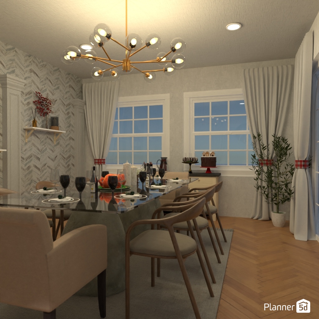 DB: Thanksgiving Day - room shell copy #23438439 by Editors Choice