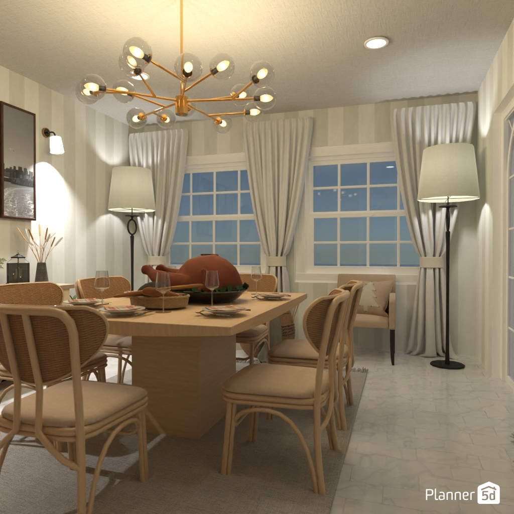 DB: Thanksgiving Day - room shell copy #23466939 by Editors Choice