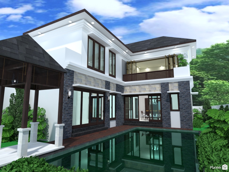 Typical house with pool #2234179 Por MariaCris