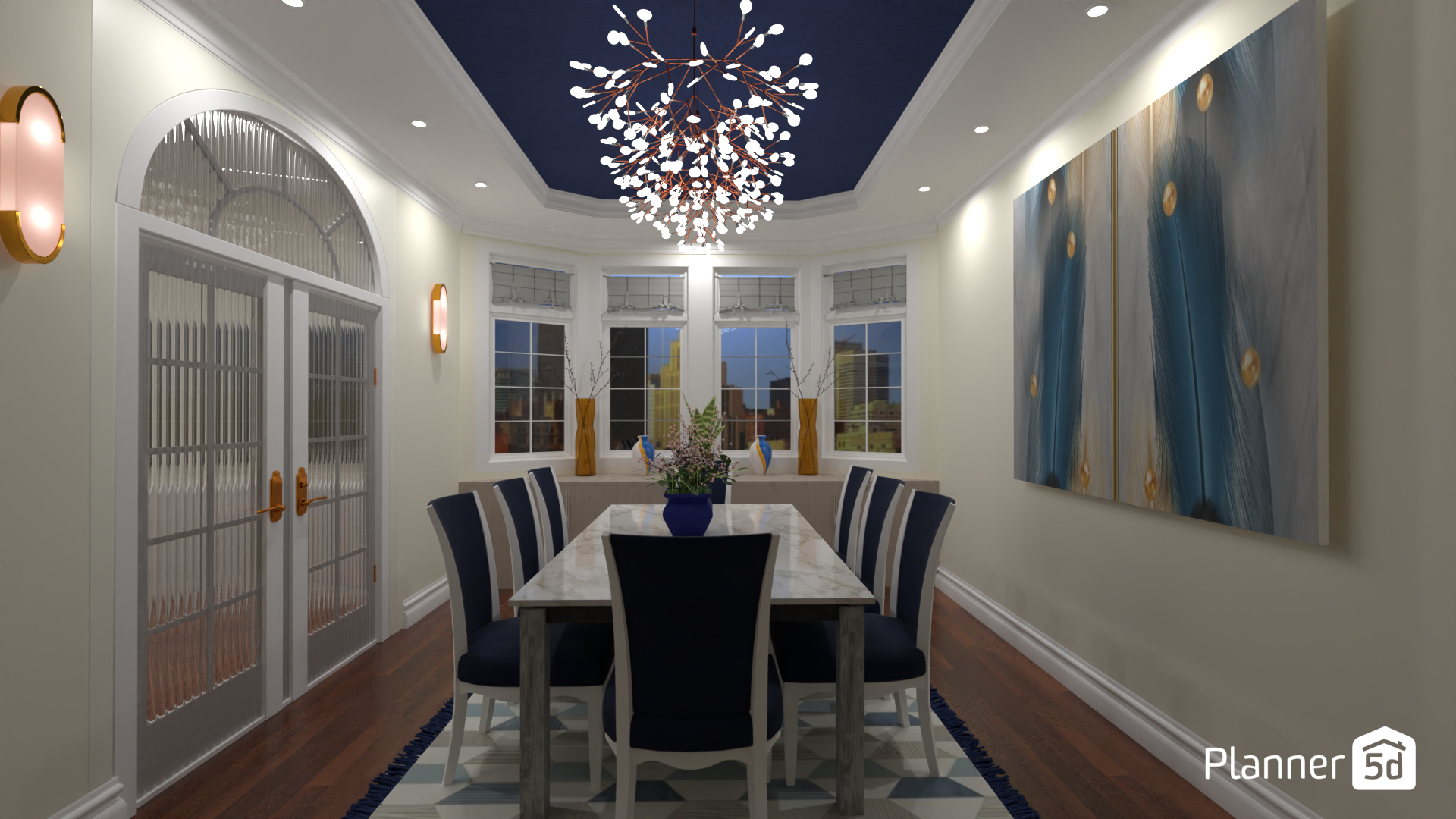 Salón azul #19140544 by MariaCris