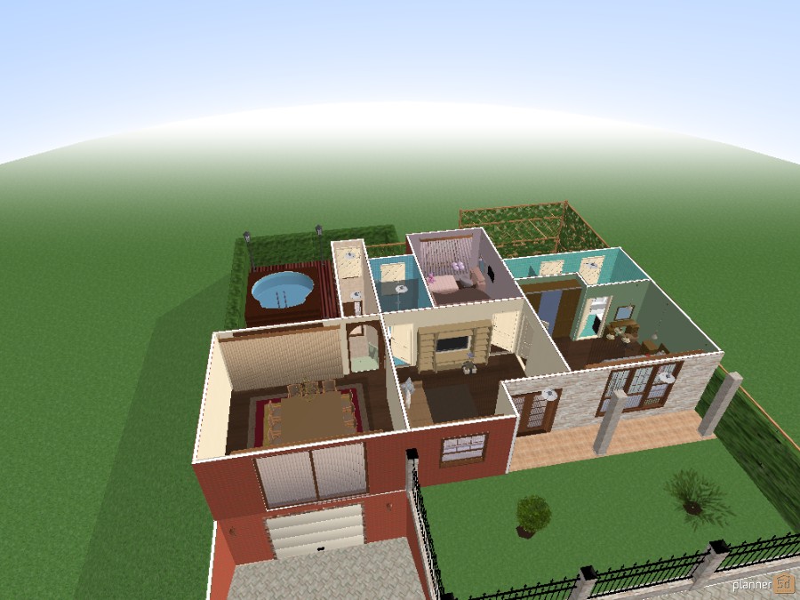 Casa C Subsolo Projeto Online Gratis 3D Plantas De Planner 5D