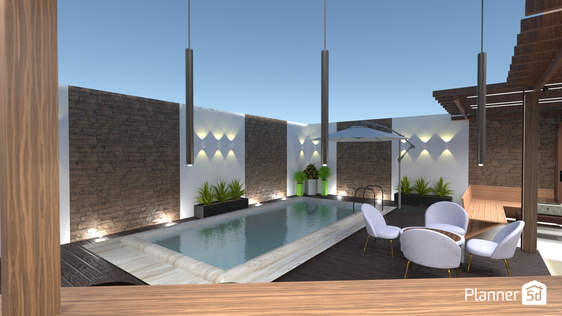 Gica´s House QG_varandão #23494918 by Gica Araujo