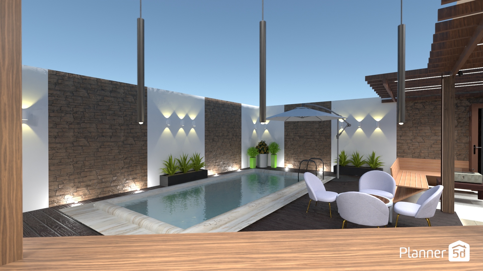 Gica´s House QG_varandão #23494930 by Gica Araujo