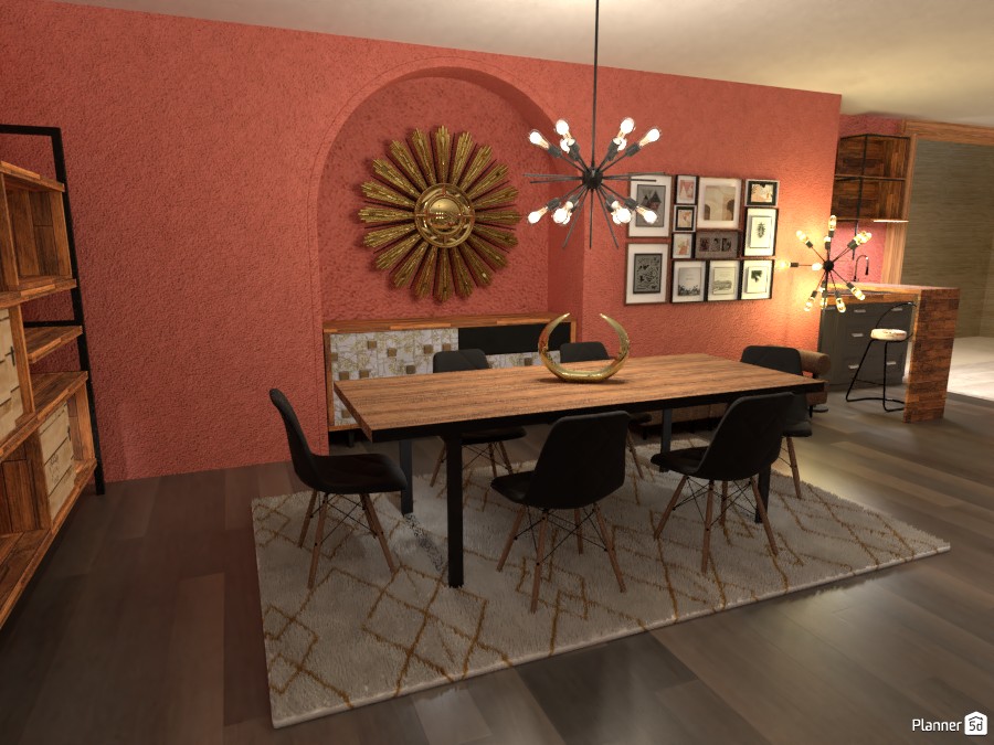 Dining with Bar Corner #5017734 by Micaela Maccaferri