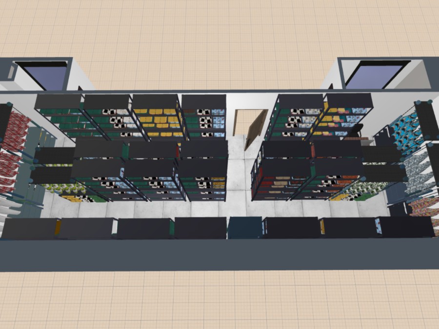 BACKSTORE LAY-OUT C - Free Online Design | 3D House Ideas - by Planner 5D