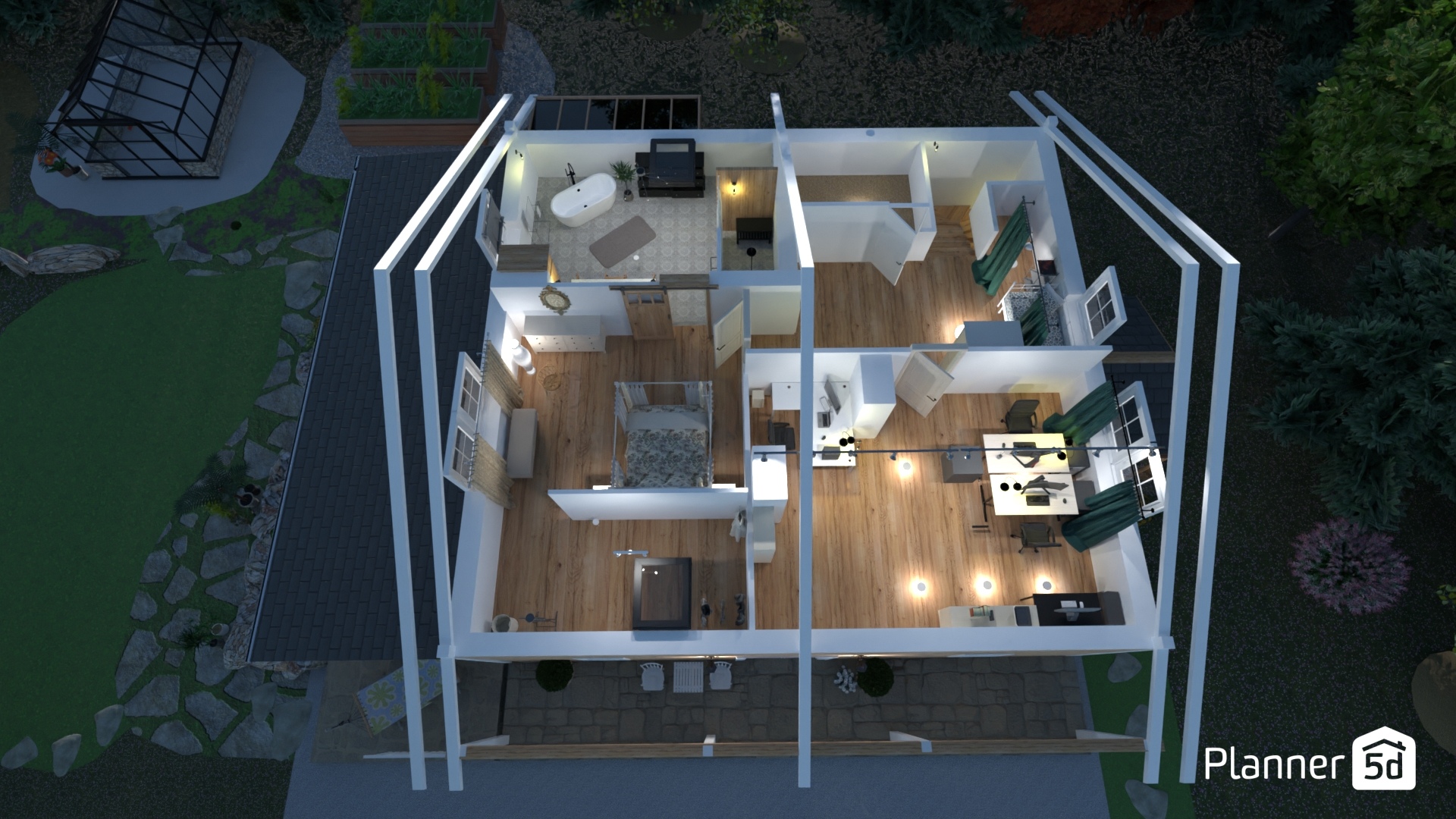 idee-alter-Gr-V 4 mit Garte #23458935 by Corin K