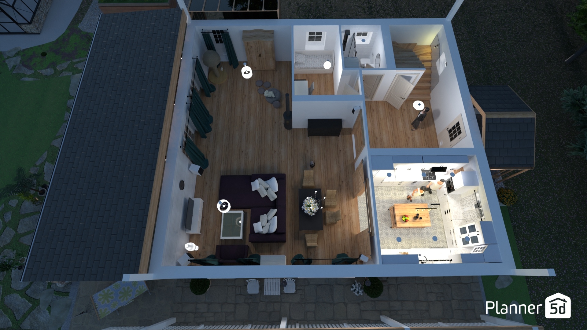 idee-alter-Gr-V 4 mit Garte #23458963 by Corin K