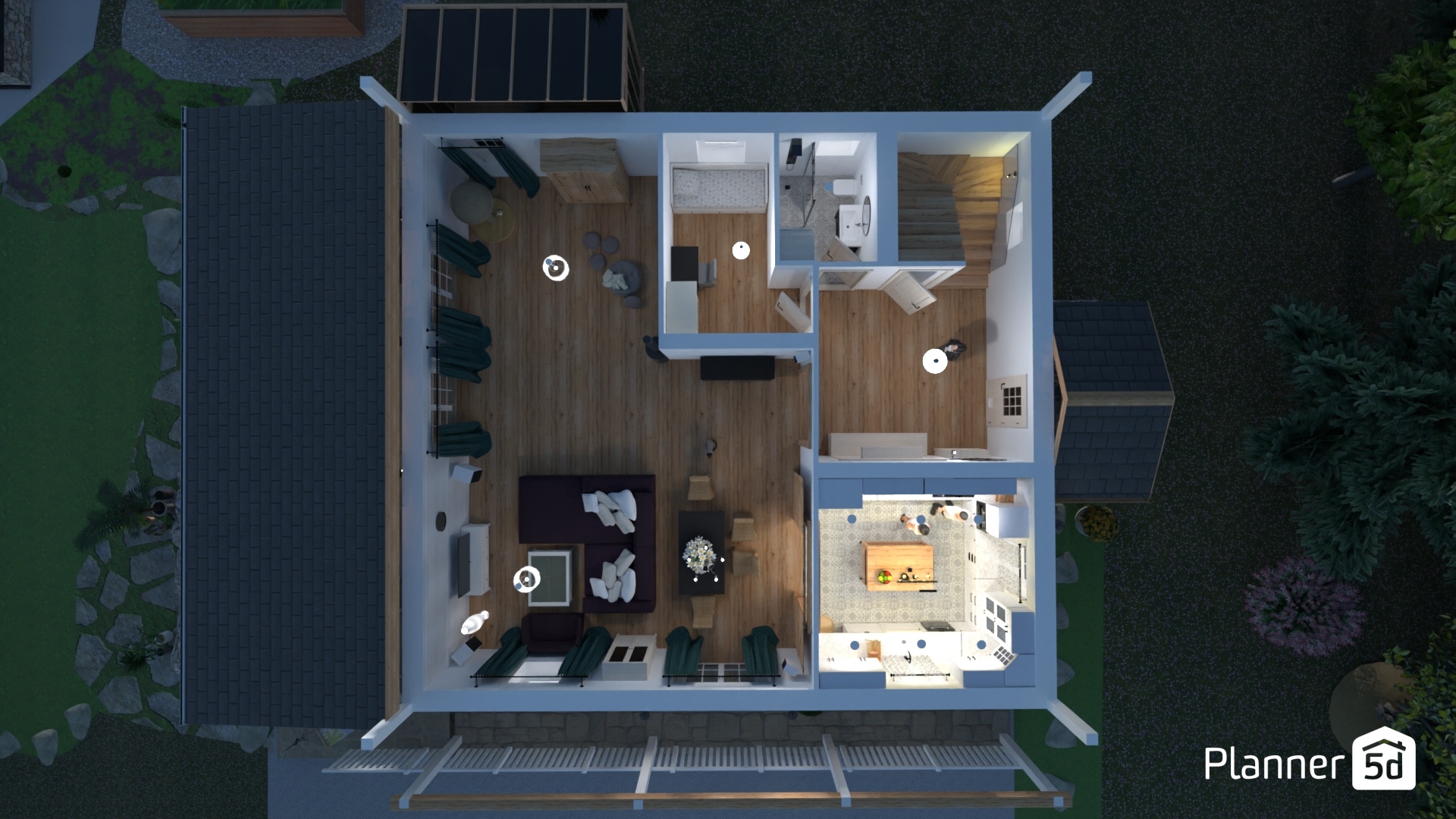 idee-alter-Gr-V 4 mit Garte #23464455 by Corin K