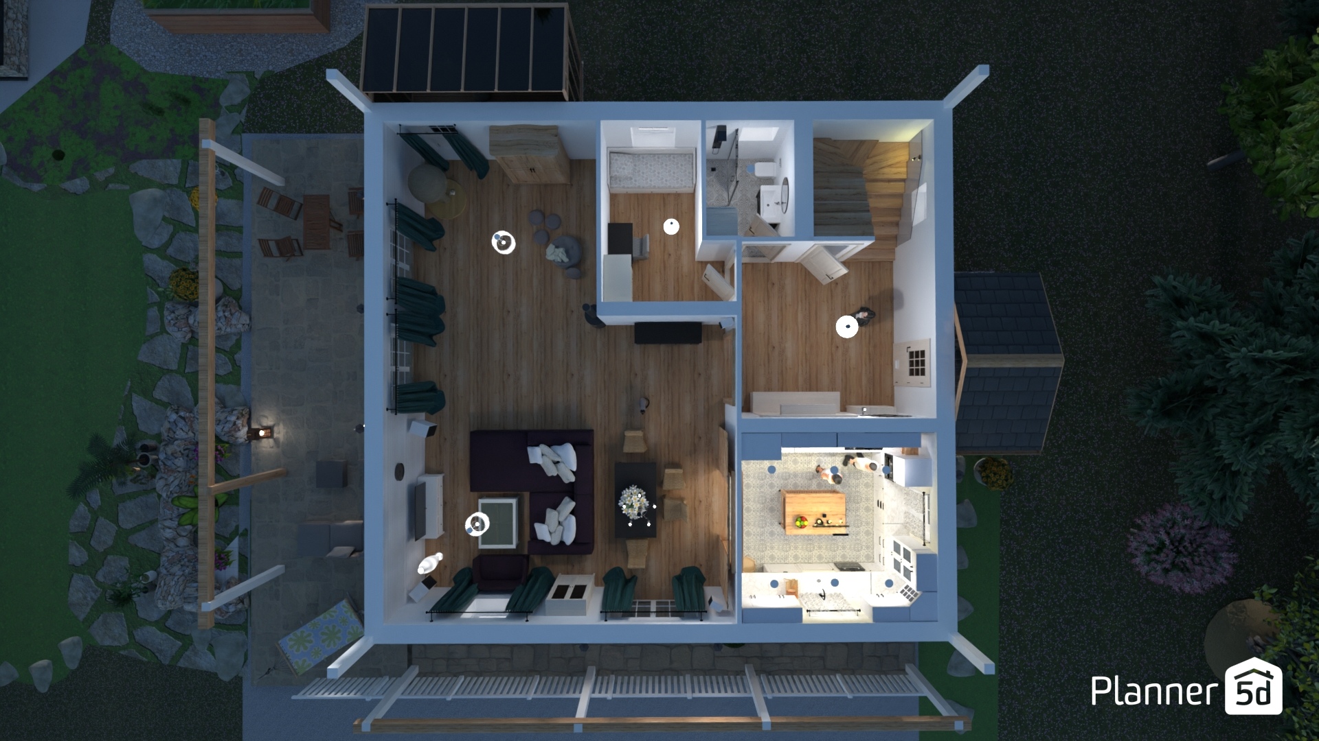 idee-alter-Gr-V 4 mit Garte #23464495 by Corin K