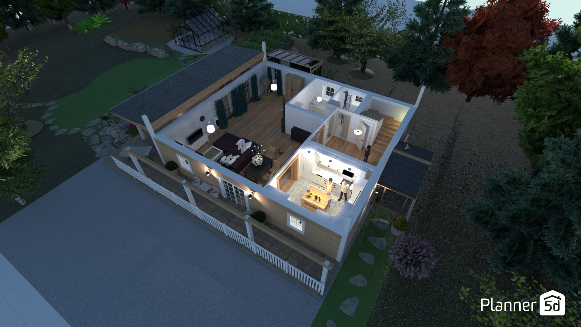 idee-alter-Gr-V 4 mit Garte #23458531 by Corin K