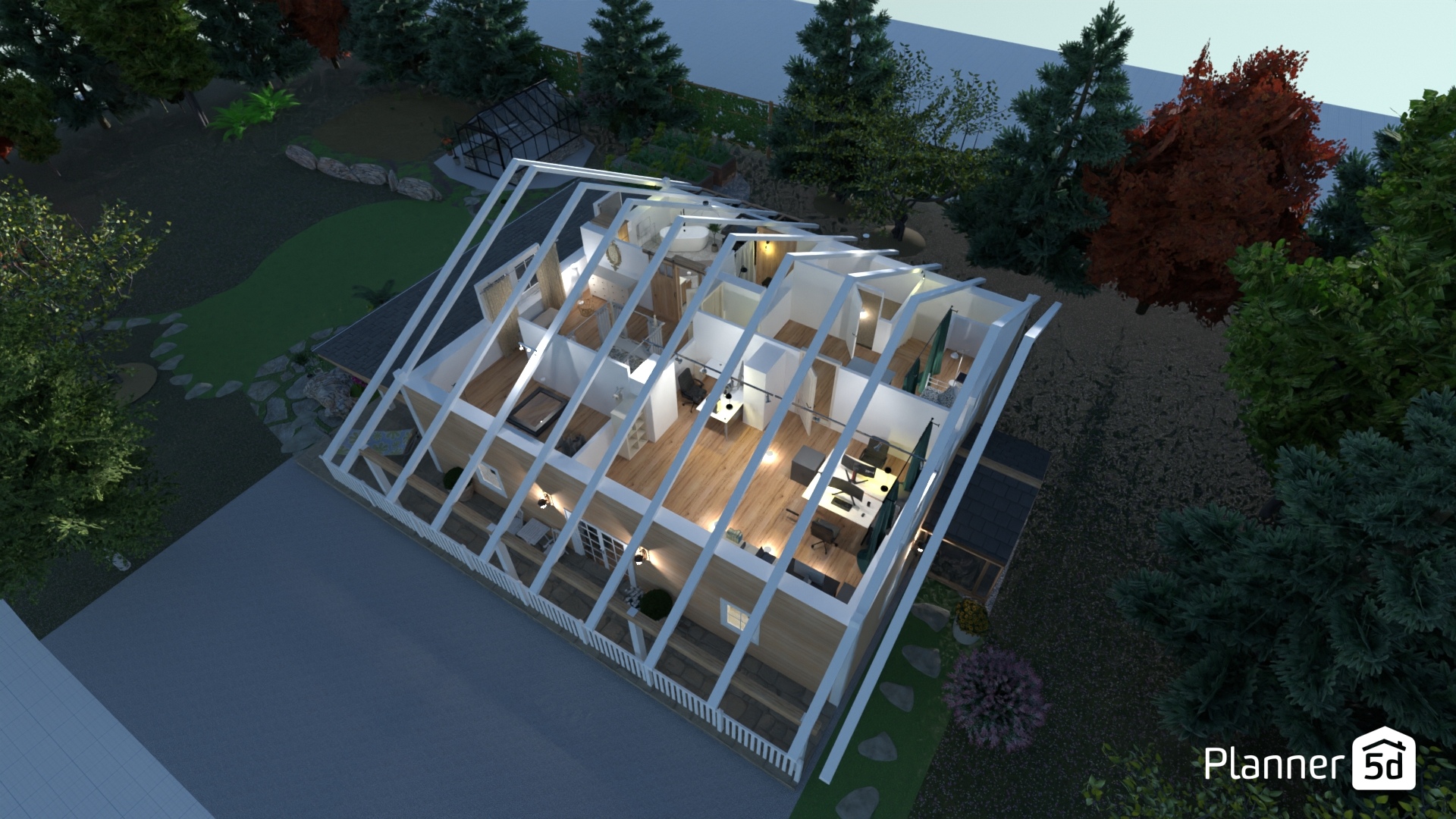 idee-alter-Gr-V 4 mit Garte #23458591 by Corin K