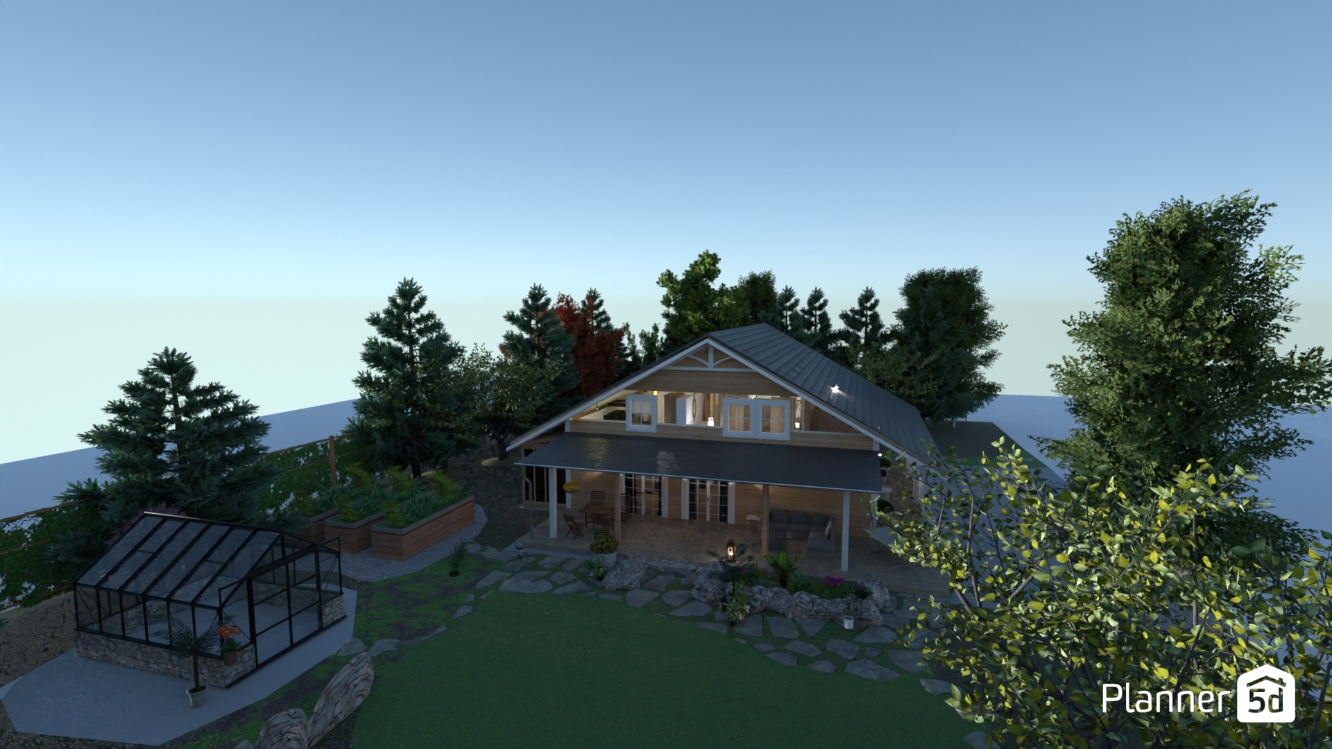 idee-alter-Gr-V 4 mit Garte #23458675 by Corin K