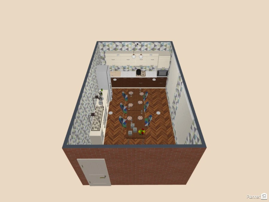 Kitchen and whit island #102358 by Chat