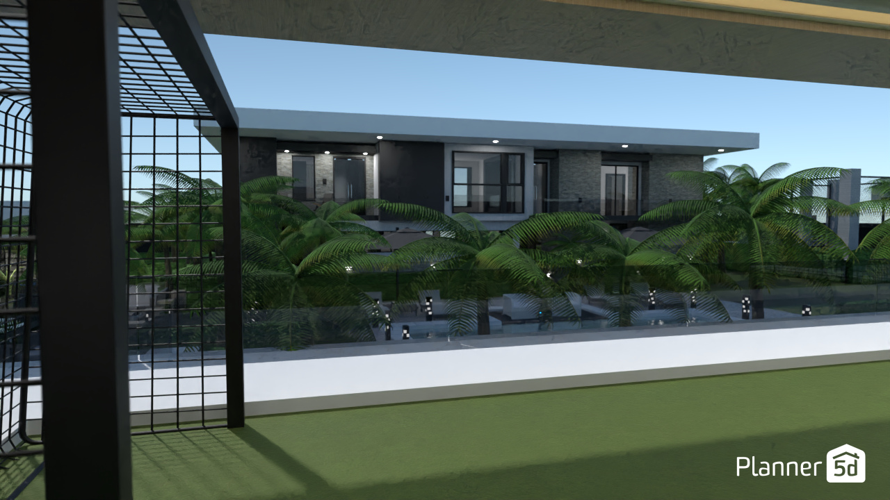 "California Modern Style" - Mini Backyard Soccer Field View #10221088 by ModernMack