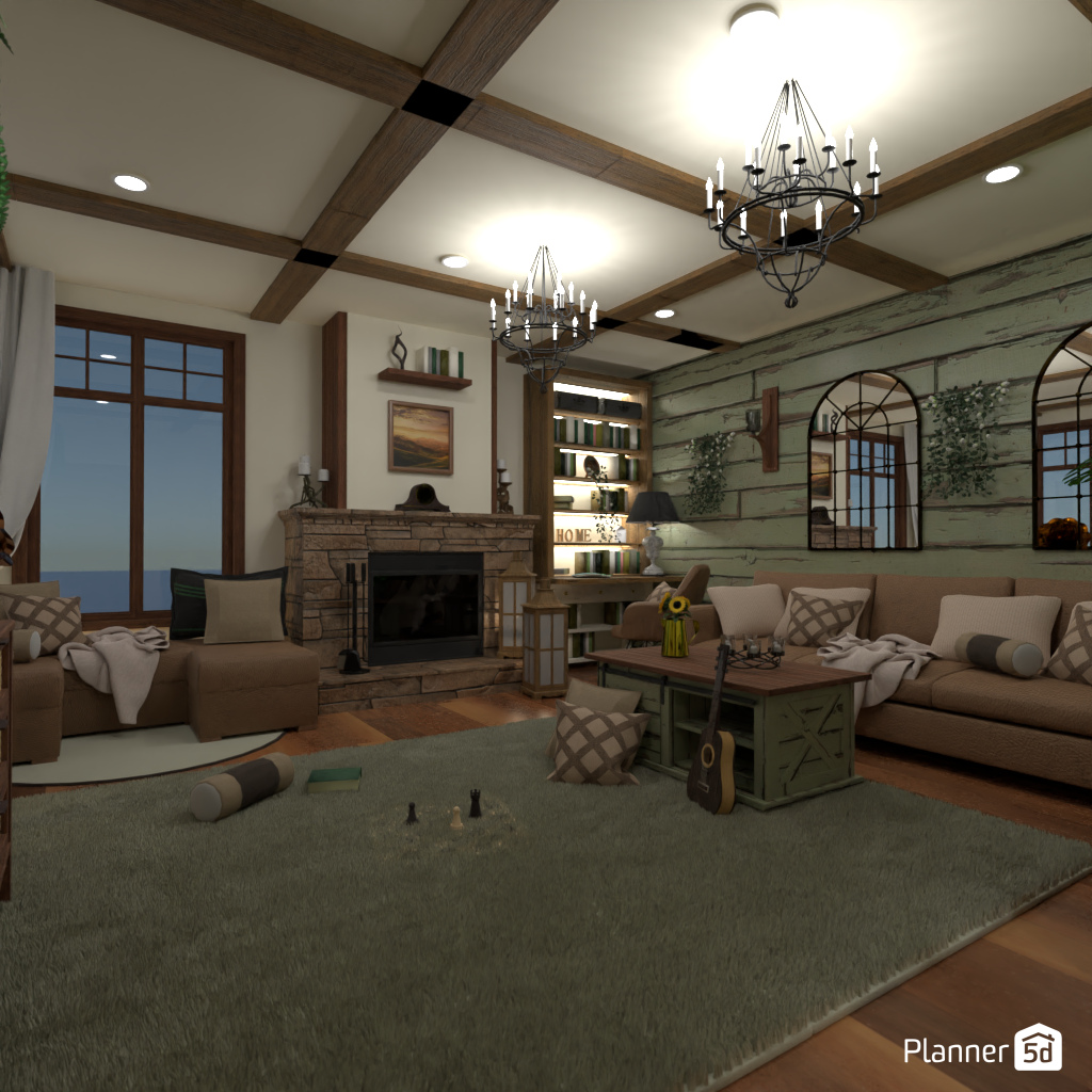 Country Living room #20156323 by Editors Choice