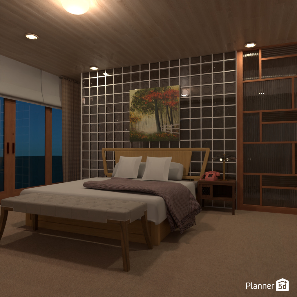 DB: Retro - empty room copy #17799219 by Editors Choice