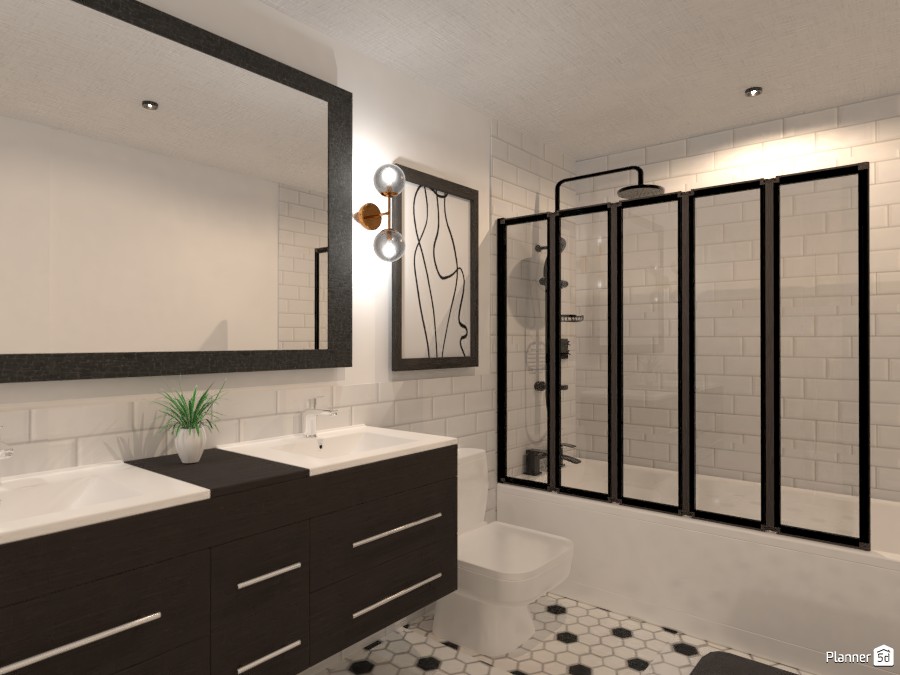 Classical Contemporary Kid's Bathroom #3409457 by Isabel