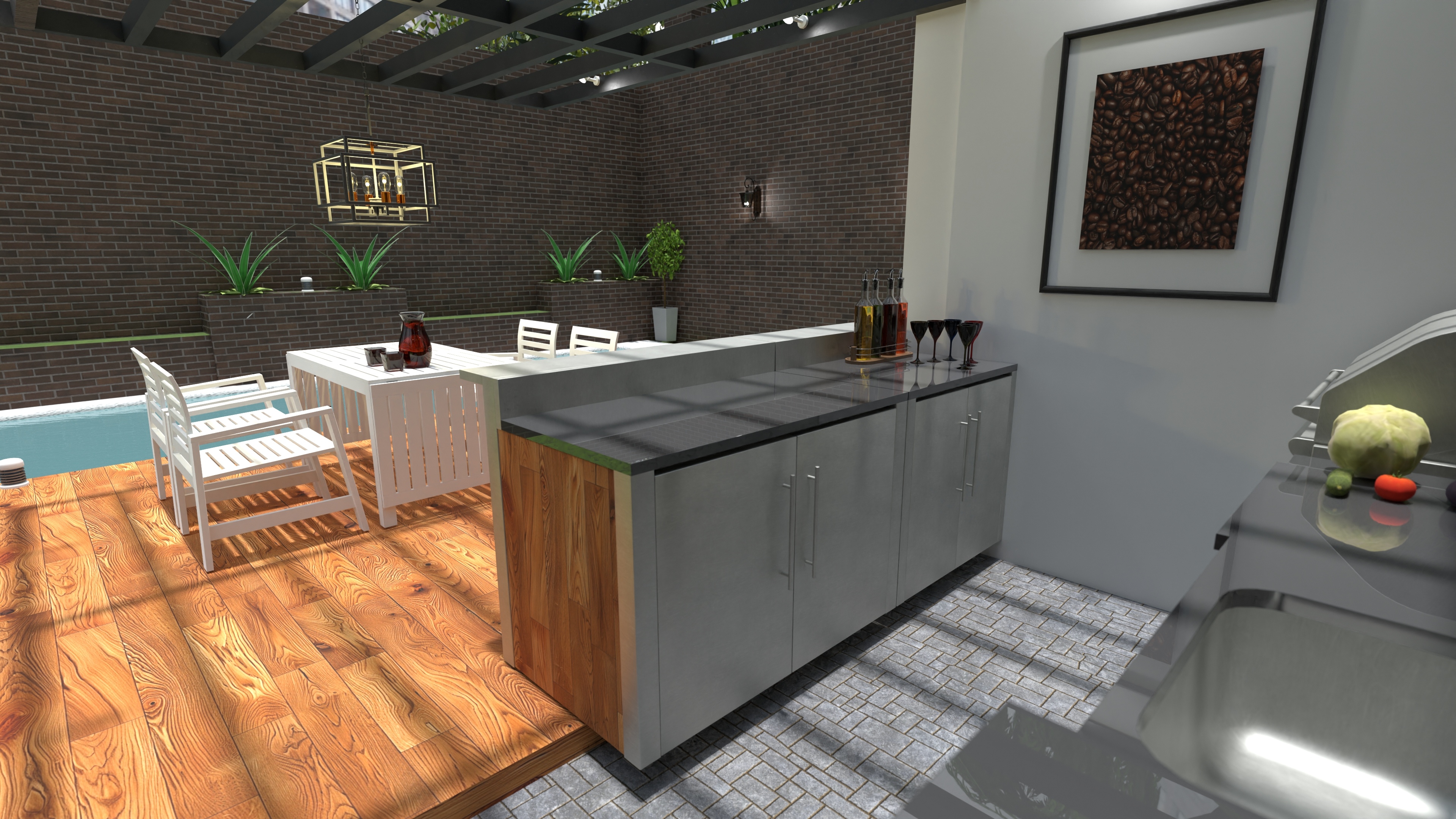 outdoor kitchen copy #23346974 by Evelinaa