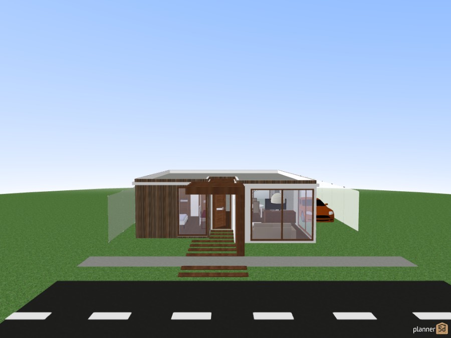Casa Peque a Racionalista Projeto Online Gratis 3D Plantas De 