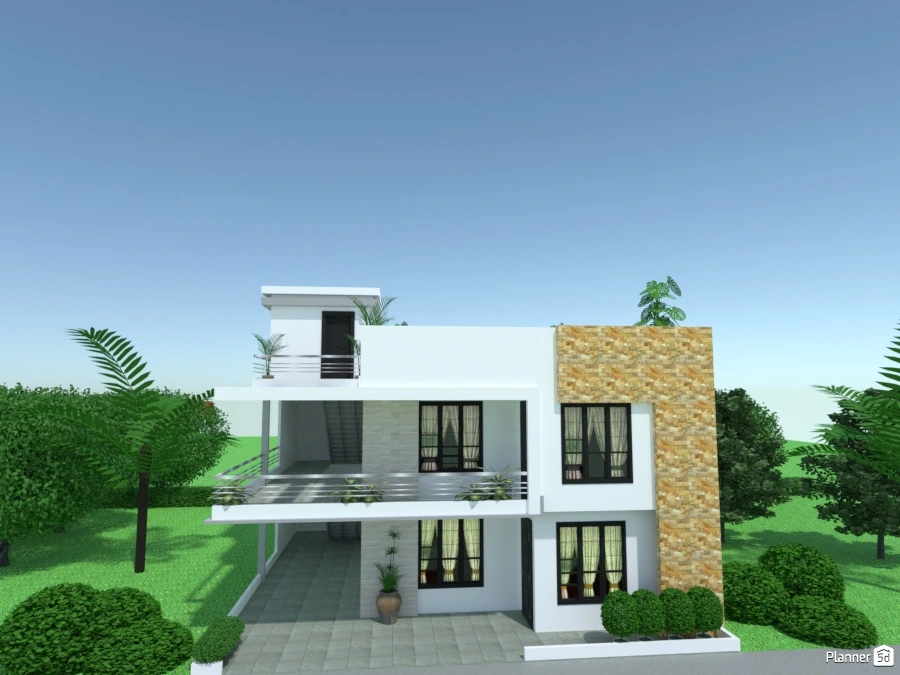 Pequeño edificio de dos pisos #73960 Por MariaCris