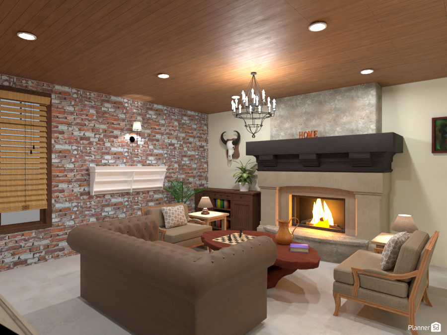 Warm country styled living room #6043652 by Born to be Wild
