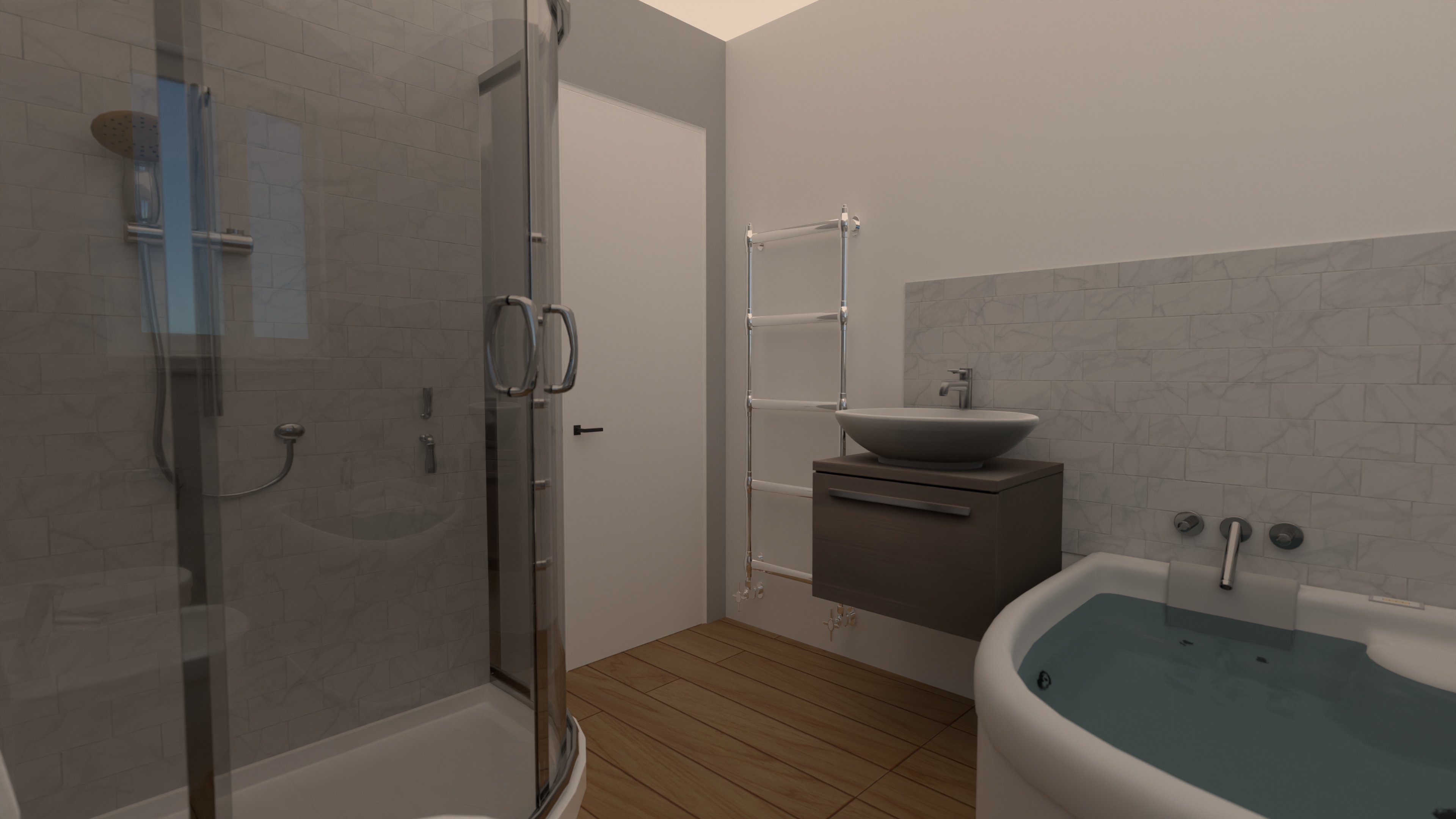 DCZ Bathroom corner bath #25054896 by User 169571840