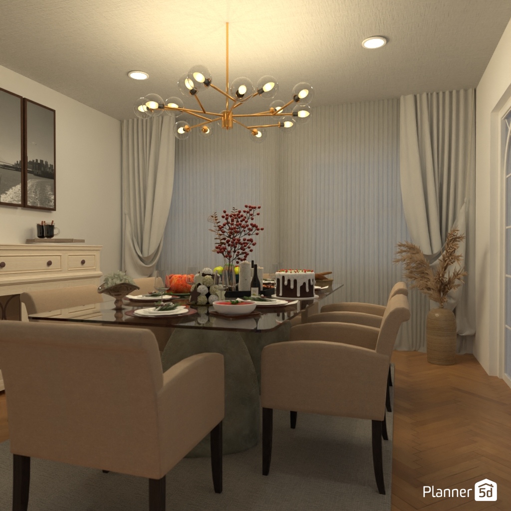 DB: Thanksgiving Day - room shell copy #23497582 by Editors Choice