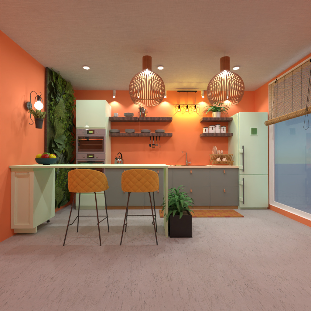 Sunny kitchen #12509687 by Editors Choice