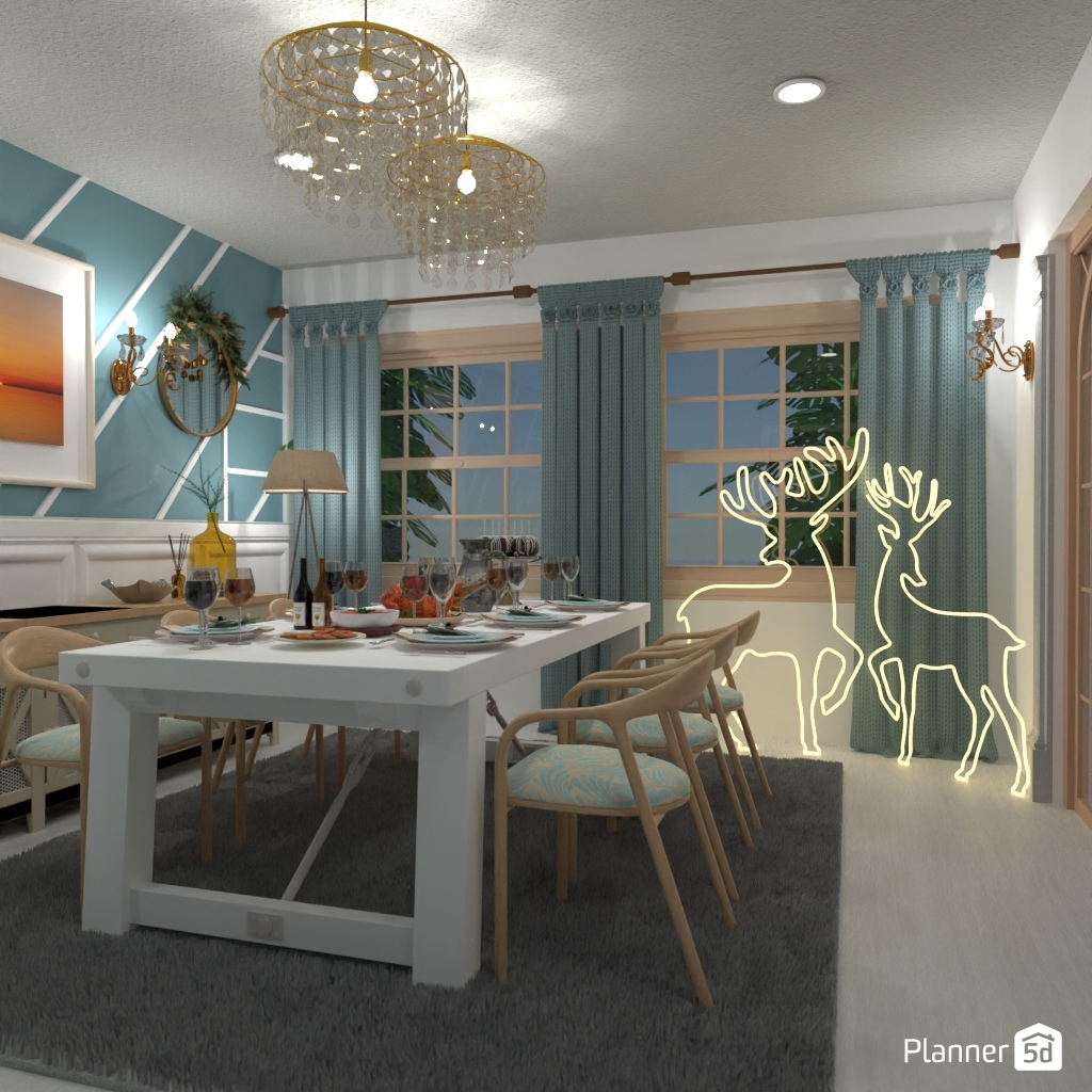 DB: Thanksgiving Day - room shell copy #23415443 by Editors Choice