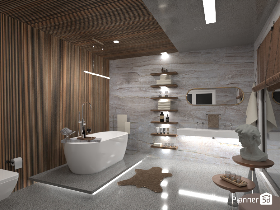 Baño de lujo | Batalla de diseño #9626680 by Hall Pat