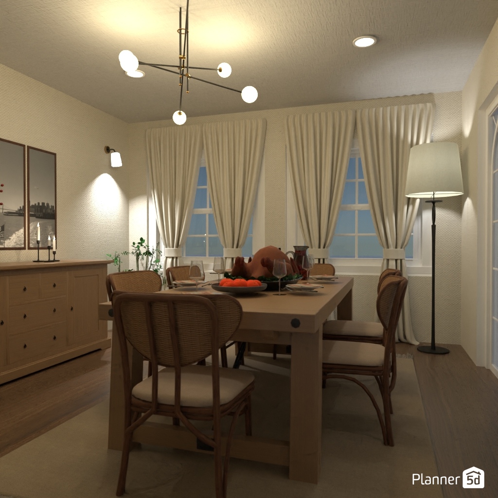 DB: Thanksgiving Day - room shell copy #23458279 by Editors Choice