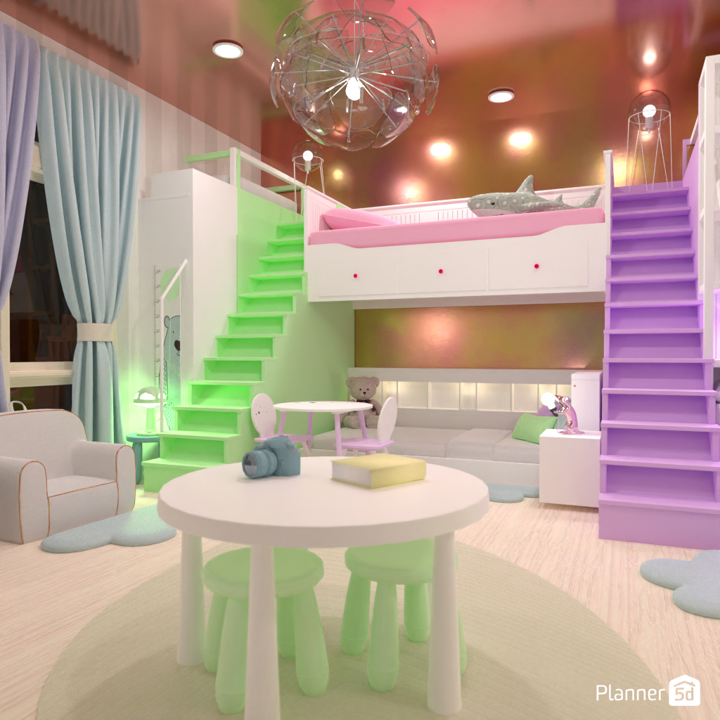 Candy Land Kid's Room #21206882 by Editors Choice