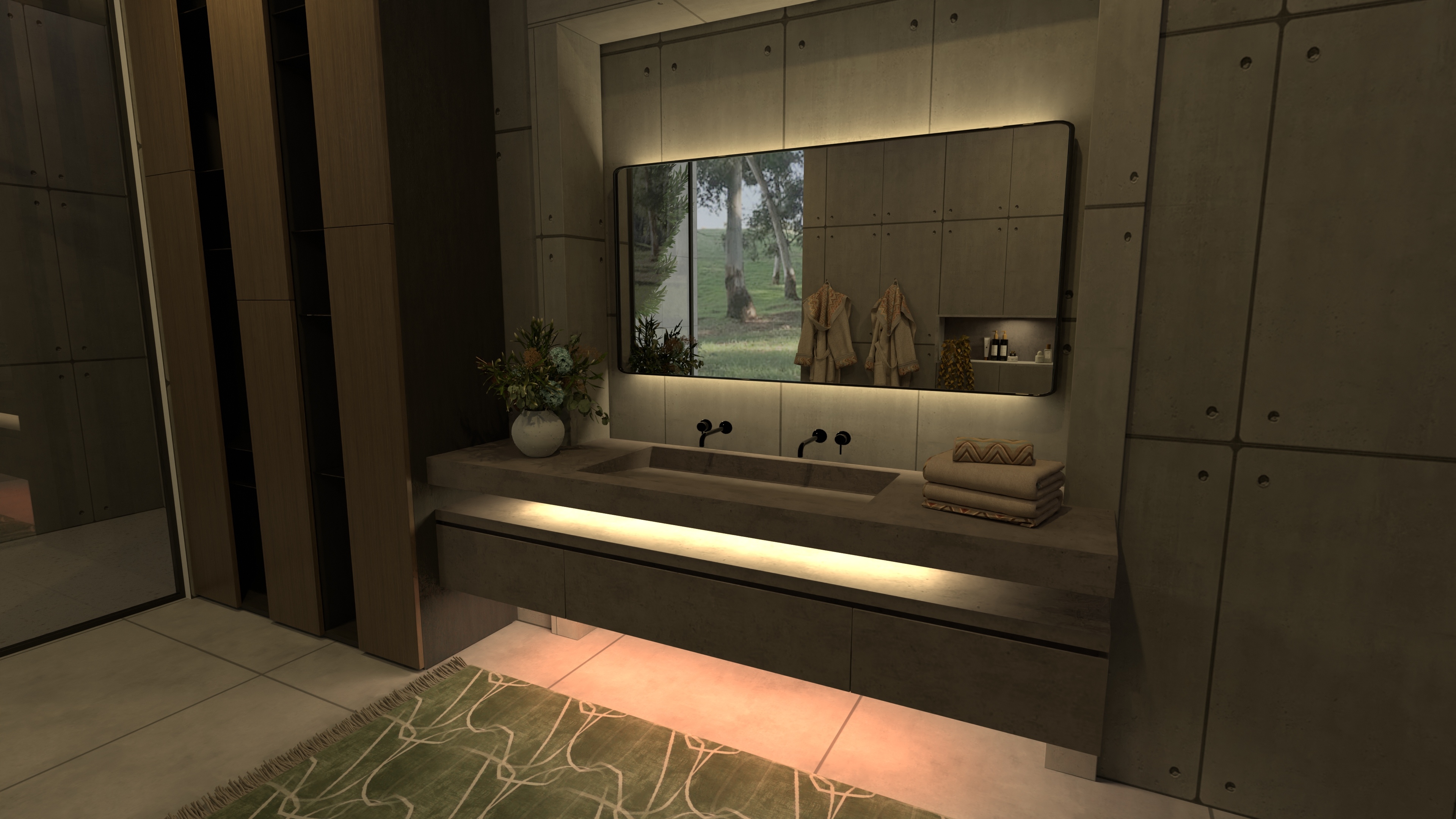 Concrete Bathroom Style #2 #4000340 by Moonface