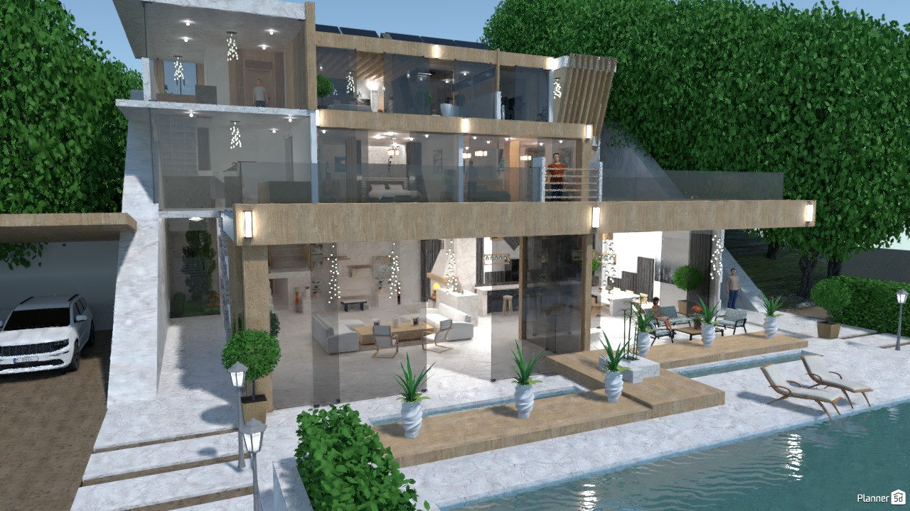 Casa de 3 niveles #3396382 Por Claudio Sandoval Maître