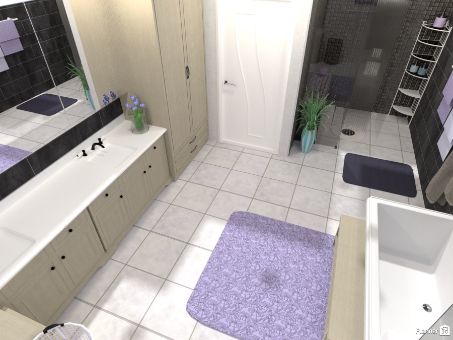 Lage spacious bathroom #2155526 by Wilson