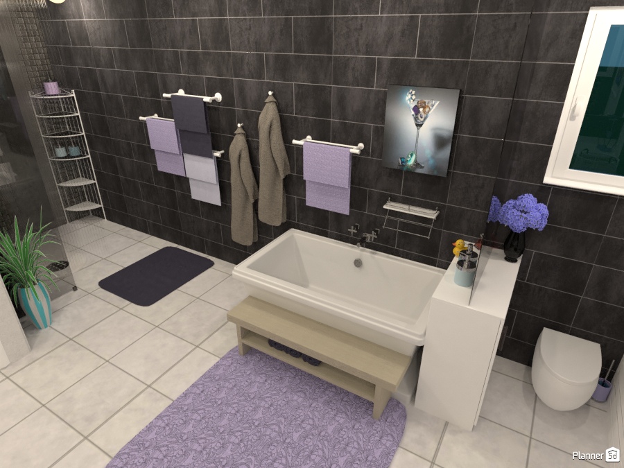 Lage spacious bathroom #2155529 by Wilson