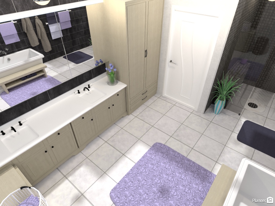 Spacious bathroom #2155531 by Wilson