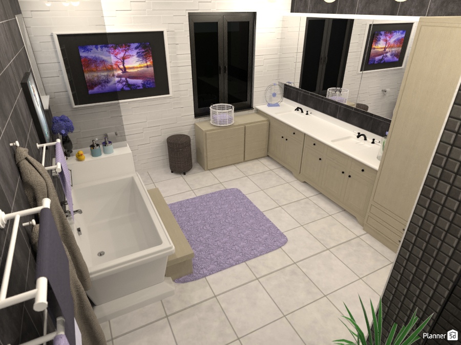 Spacious bathroom #2155550 by Wilson