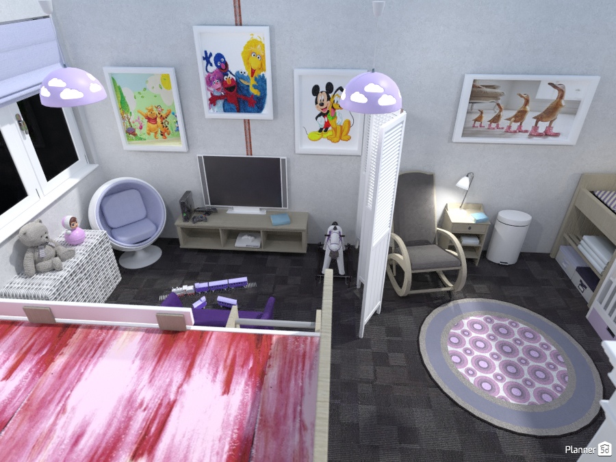 Young girls room #2156583 by Wilson