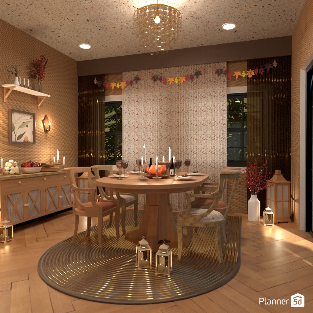 DB: Thanksgiving Day - room shell copy #23443019 by Editors Choice