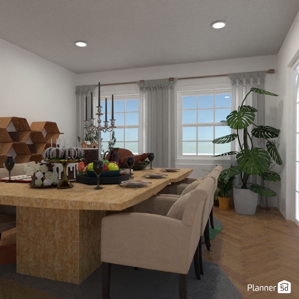 DB: Thanksgiving Day - room shell copy #23500910 by Editors Choice