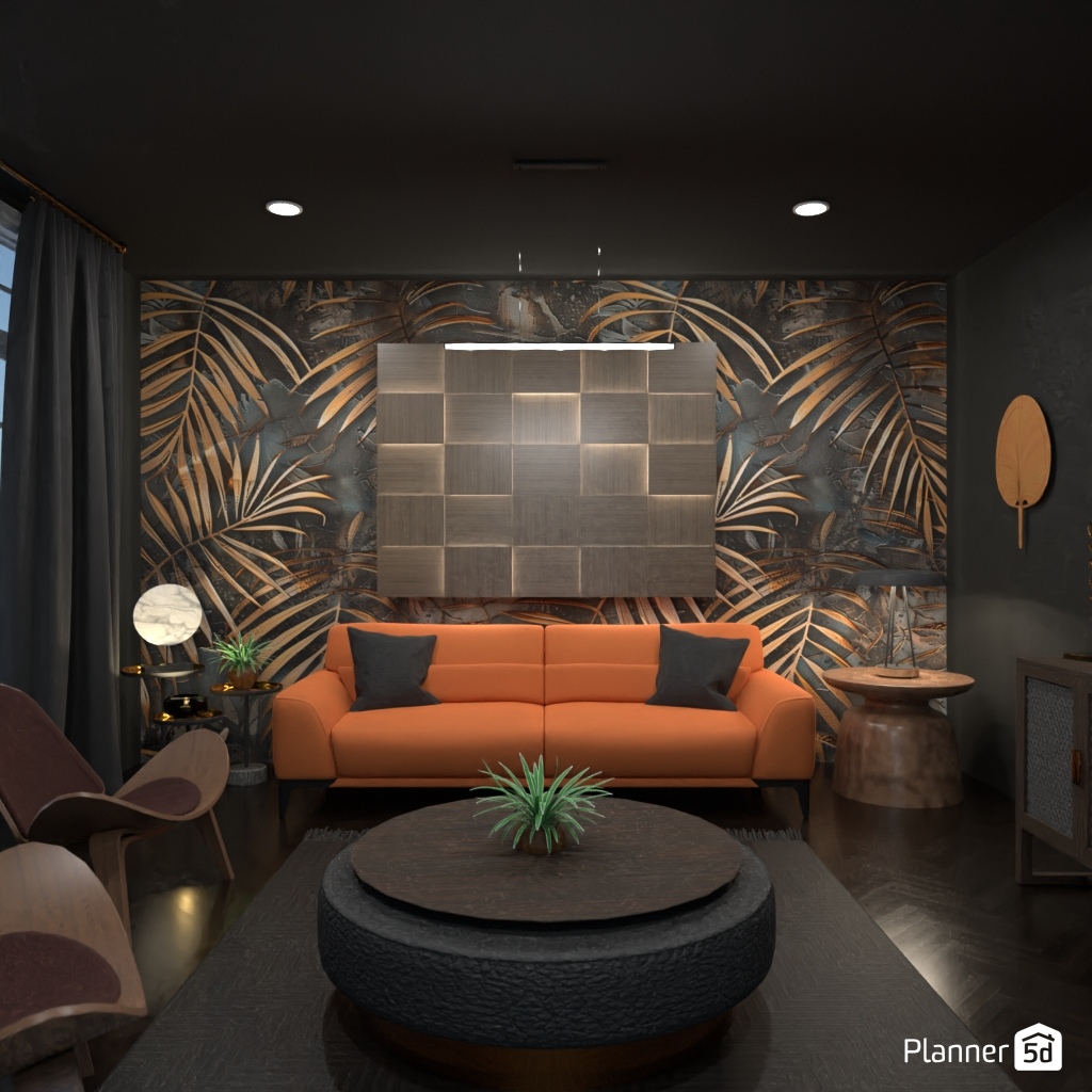 Orange sofa #24644900 от Editors Choice