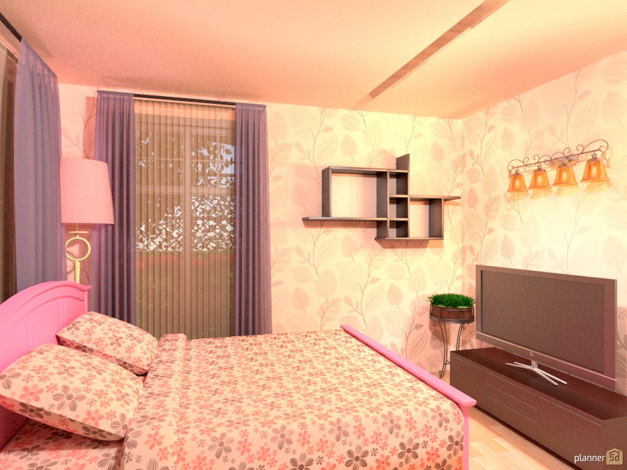 Peach Girl Room #1014967 by Versailles Tee