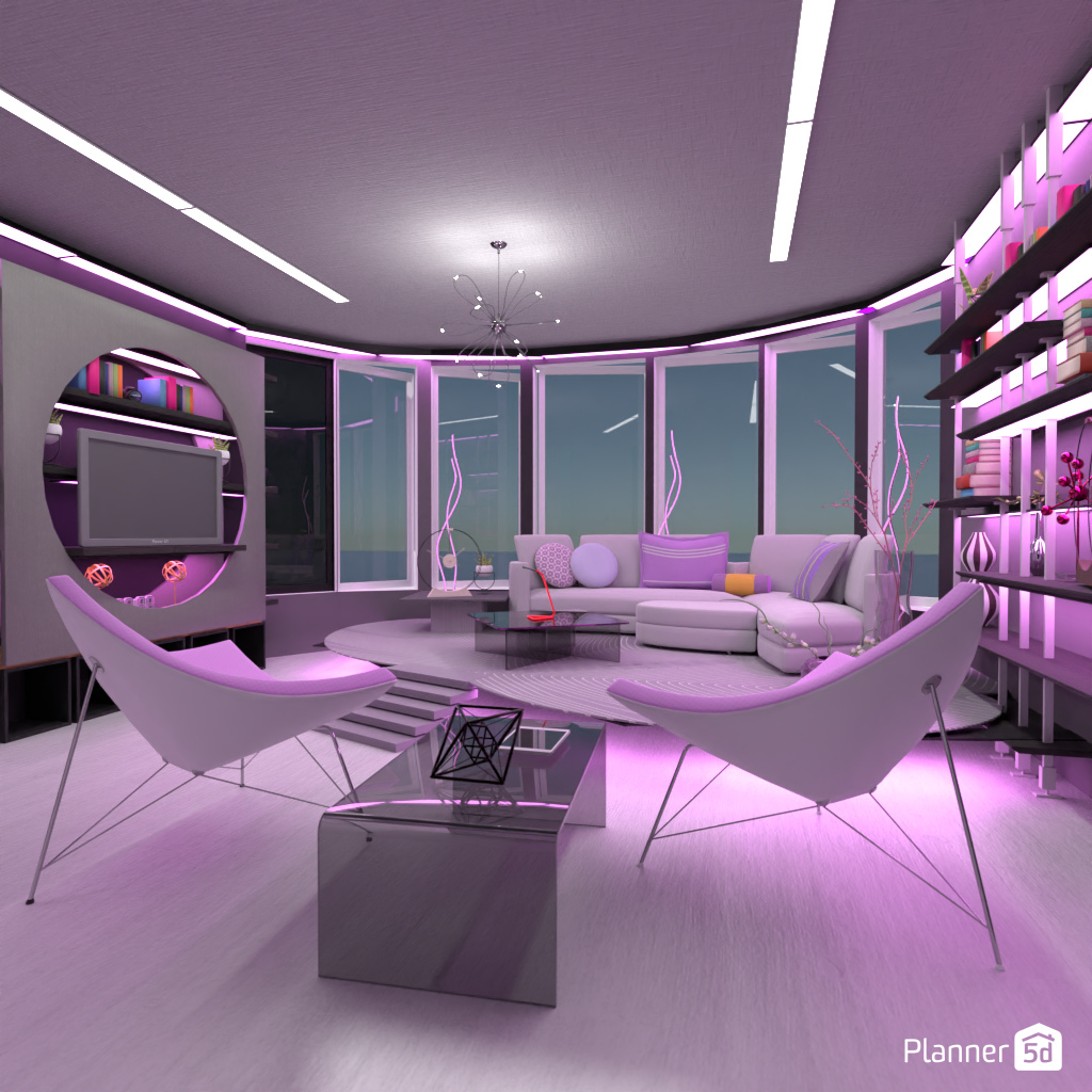 Futuristic Living Room 17026159 by Editors Choice image