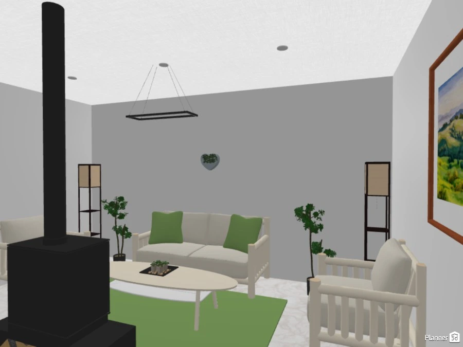 Jungle Living Room #88148 by ZH11