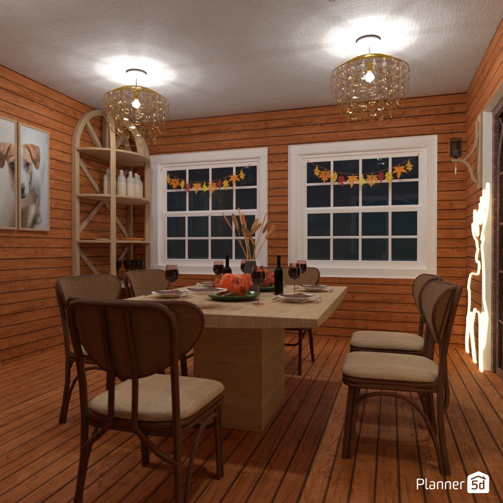 DB: Thanksgiving Day - room shell copy #23446931 by Editors Choice