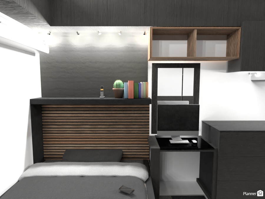 Modern Condo Black Matte Finish #2343344 by ClaySquare