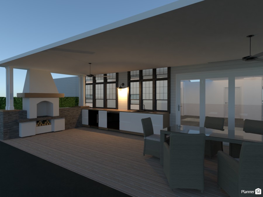 Backyard/Outdoor Kitchen #3884686 by Isabel