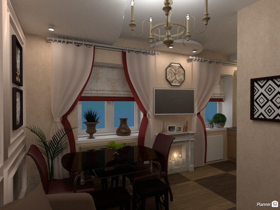 Гостиная #1620606 by Elena Strenova